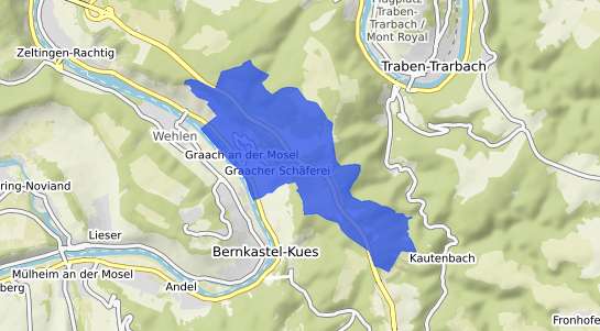 Bodenrichtwertkarte Graach an der Mosel